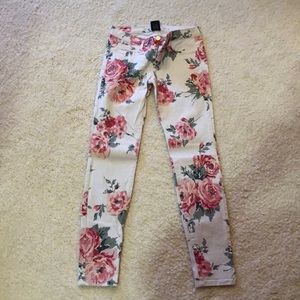 Floral Jeans